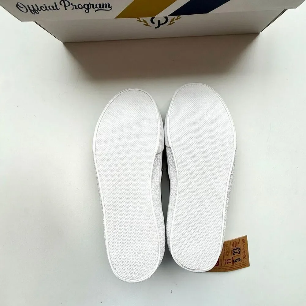 NWT Official Program big boy’s canvas slip on sneakers in camo/black/white Size - Picture 7 of 10